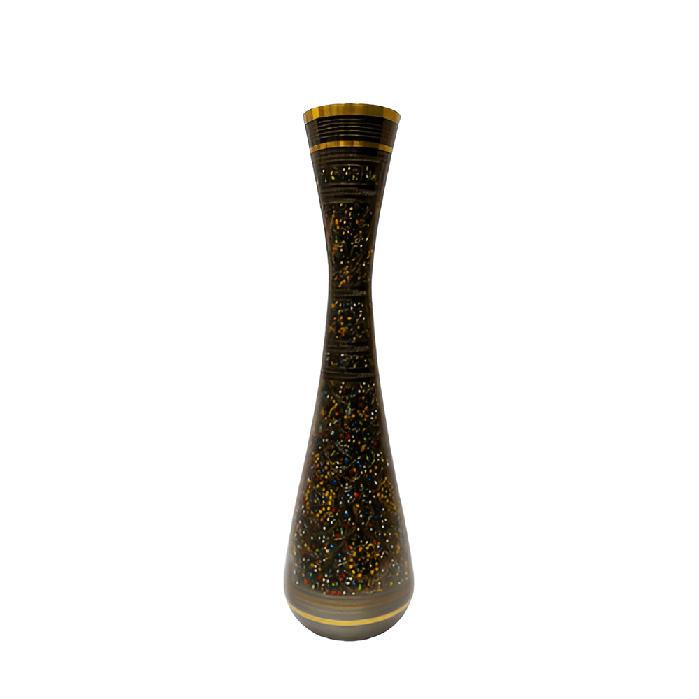 Brass Hourglass Vase